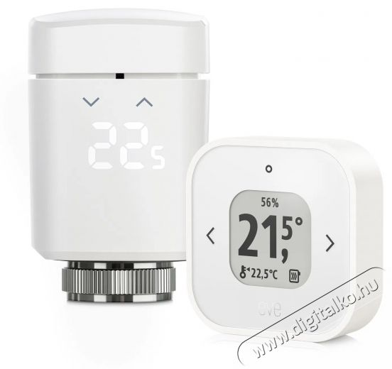 EVE Thermo Comfort Set Bundle - 1x Thermo Control (Matter) + 1x Eve Thermo (Matter) H&aacute;ztart&aacute;s / Otthon / K&uuml;lt&eacute;r - Okos otthon - Termoszt&aacute;t - 508089