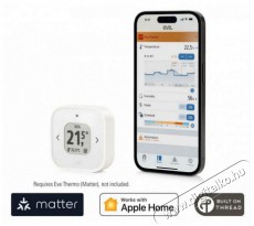 EVE Thermo Control Temperature Sensor & Controller for Eve Thermo (Matter) H&aacute;ztart&aacute;s / Otthon / K&uuml;lt&eacute;r - Okos otthon - Termoszt&aacute;t - 508090