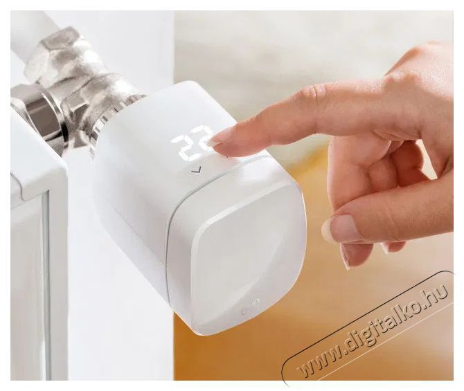 EVE Thermo Smart Radiator Valve - Matter compatible H&aacute;ztart&aacute;s / Otthon / K&uuml;lt&eacute;r - Okos otthon - Termoszt&aacute;t - 508091