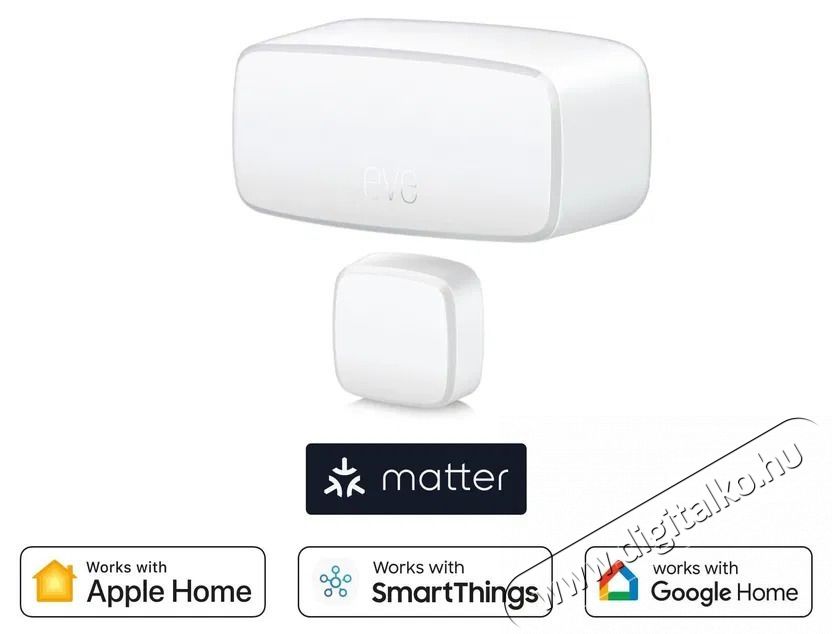 EVE Door & Window (Apple, Google & SmartThings kompatibilis) H&aacute;ztart&aacute;s / Otthon / K&uuml;lt&eacute;r - Biztons&aacute;gtechnika - Nyit&aacute;s&eacute;rz&eacute;kelő - 519381