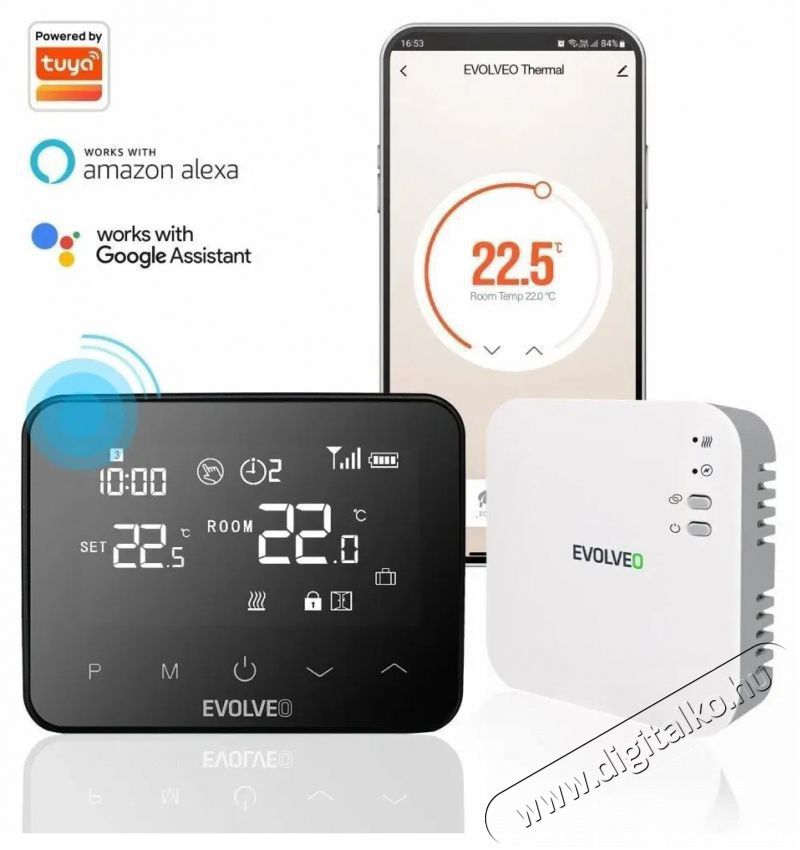Evolveo Thermal H&aacute;ztart&aacute;s / Otthon / K&uuml;lt&eacute;r - Okos otthon - Termoszt&aacute;t - 508092
