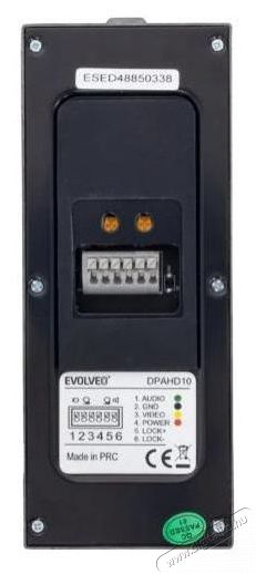 Evolveo DoorPhone AHD10, fekete H&aacute;ztart&aacute;s / Otthon / K&uuml;lt&eacute;r - Biztons&aacute;gtechnika - Kieg&eacute;sz&iacute;tő - 522587
