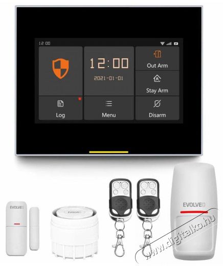 Evolveo Alarmex Pro (ALM304PRO) - okos, vezet&eacute;k n&eacute;lk&uuml;li Wi-Fi/GSM riaszt&oacute; + mini szir&eacute;na H&aacute;ztart&aacute;s / Otthon / K&uuml;lt&eacute;r - Biztons&aacute;gtechnika - Riaszt&oacute; szett - 519393