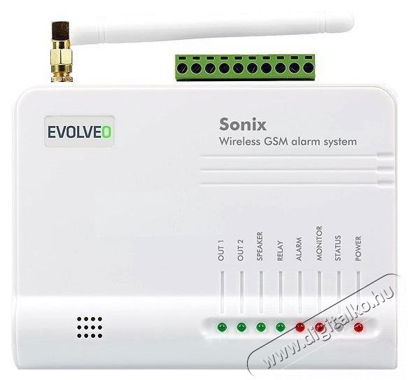 Evolveo Sonix - Vezet&eacute;k n&eacute;lk&uuml;li riaszt&oacute; H&aacute;ztart&aacute;s / Otthon / K&uuml;lt&eacute;r - Biztons&aacute;gtechnika - Riaszt&oacute; szett - 519411