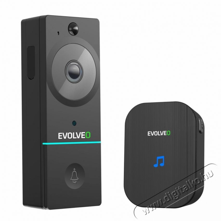 Evolveo Ringo RELAY - WiFi vide&oacute; kapucsengő kapunyit&oacute;val + kapucsengő aljzatra H&aacute;ztart&aacute;s / Otthon / K&uuml;lt&eacute;r - Lak&aacute;sfelszerel&eacute;s - Csengő - 519407
