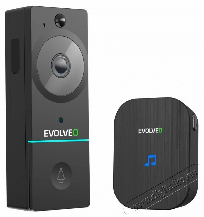 Evolveo Ringo RELAY - WiFi vide&oacute; kapucsengő kapunyit&oacute;val + kapucsengő aljzatra H&aacute;ztart&aacute;s / Otthon / K&uuml;lt&eacute;r - Lak&aacute;sfelszerel&eacute;s - Csengő - 519407