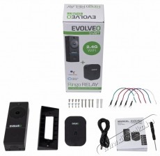 Evolveo Ringo RELAY - WiFi vide&oacute; kapucsengő kapunyit&oacute;val + kapucsengő aljzatra H&aacute;ztart&aacute;s / Otthon / K&uuml;lt&eacute;r - Lak&aacute;sfelszerel&eacute;s - Csengő - 519407