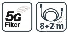 Evolveo Xany 2in1, akt&iacute;v k&uuml;lt&eacute;ri/szobaantenna FM/DAB /DVB-T2, LTE/4G/5G szűrővel TV antenna Tv kieg&eacute;sz&iacute;tők - Antenna - K&uuml;lt&eacute;ri antenna - 531757