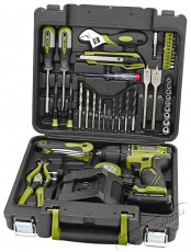 EXTOL CRAFT 422801 akkus csavarhúzó, Brushless, 46 db Háztartás / Otthon / Kültér - Szerszám - Akkumulátoros csavarhúzó - 518699