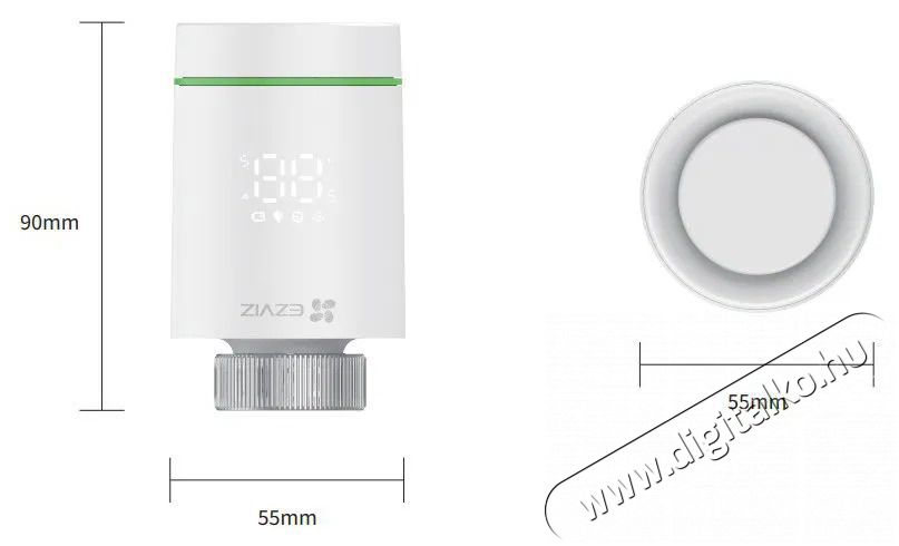 Ezviz Smart szett fűt&eacute;shez (2xT55, A3-R200) H&aacute;ztart&aacute;s / Otthon / K&uuml;lt&eacute;r - Okos otthon - Termoszt&aacute;t - 508097