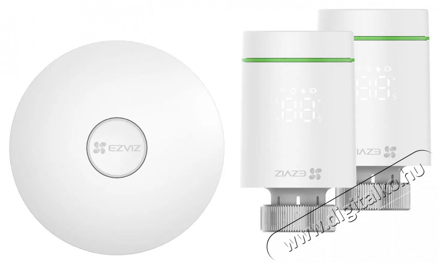 Ezviz Smart szett fűt&eacute;shez (2xT55, A3-R200) H&aacute;ztart&aacute;s / Otthon / K&uuml;lt&eacute;r - Okos otthon - Termoszt&aacute;t - 508097