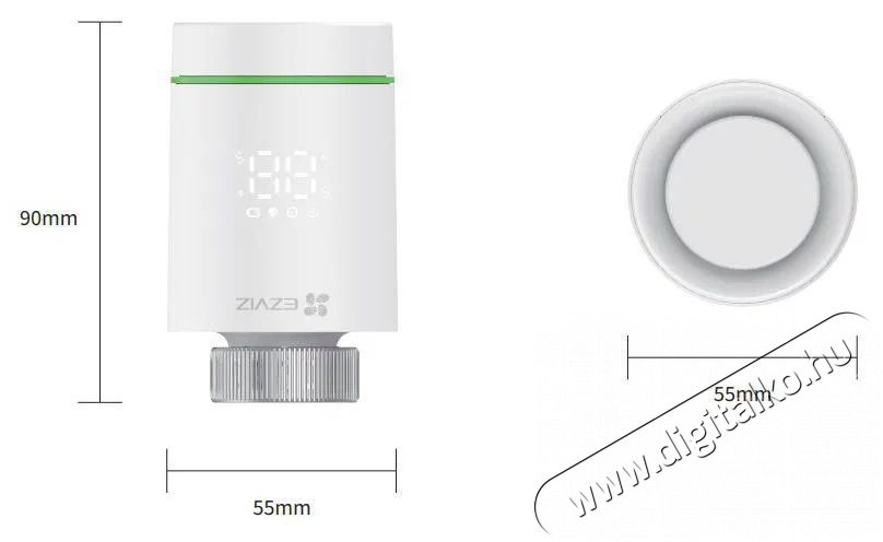 Ezviz Smart T55 H&aacute;ztart&aacute;s / Otthon / K&uuml;lt&eacute;r - Okos otthon - Termoszt&aacute;t - 508098