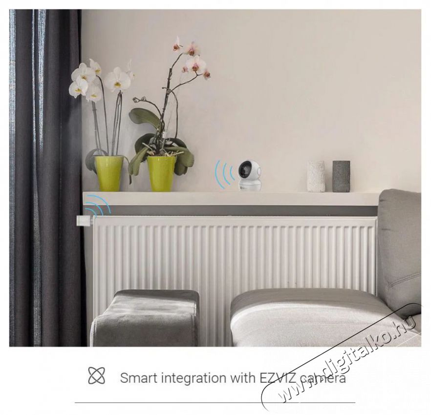 Ezviz Smart T55 H&aacute;ztart&aacute;s / Otthon / K&uuml;lt&eacute;r - Okos otthon - Termoszt&aacute;t - 508098