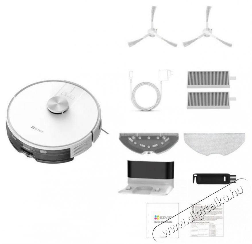 Ezviz RE4 H&aacute;ztart&aacute;s / Otthon / K&uuml;lt&eacute;r - Porsz&iacute;v&oacute; / takar&iacute;t&oacute;g&eacute;p - Robotporsz&iacute;v&oacute; - 511008