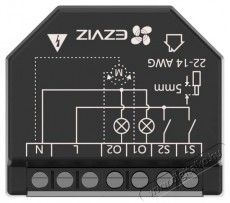 Ezviz T36-R100-WM okos WiFi kapcsol&oacute;modul, 2 csatorna, fogyaszt&aacute;sm&eacute;r&eacute;s H&aacute;ztart&aacute;s / Otthon / K&uuml;lt&eacute;r - Okos otthon - Kieg&eacute;sz&iacute;tő - 522619