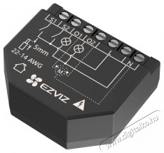Ezviz T36-R100-WM okos WiFi kapcsol&oacute;modul, 2 csatorna, fogyaszt&aacute;sm&eacute;r&eacute;s H&aacute;ztart&aacute;s / Otthon / K&uuml;lt&eacute;r - Okos otthon - Kieg&eacute;sz&iacute;tő - 522619