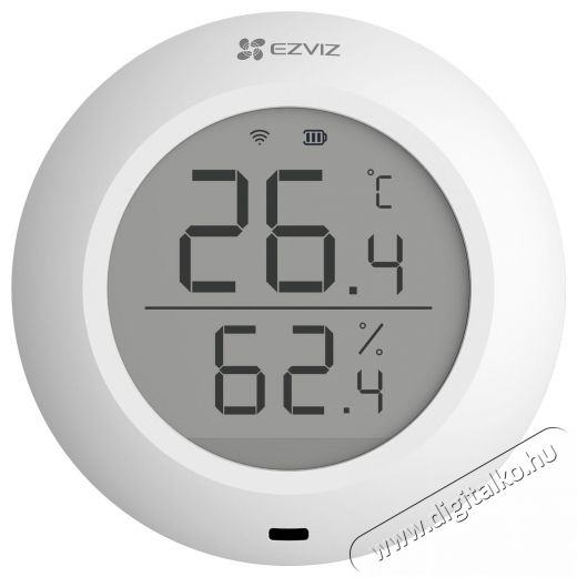 Ezviz T51C Thermo/Hygro senzor H&aacute;ztart&aacute;s / Otthon / K&uuml;lt&eacute;r - Lak&aacute;sfelszerel&eacute;s - Hőm&eacute;rő / barom&eacute;ter - 519442