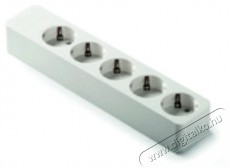 Famatel 2505 feh&eacute;r 16A-250V &ouml;t&ouml;s f&ouml;ldelt szerelhető eloszt&oacute; H&aacute;ztart&aacute;s / Otthon / K&uuml;lt&eacute;r - Vil&aacute;g&iacute;t&aacute;s / elektromoss&aacute;g - H&aacute;l&oacute;zati eloszt&oacute; / hosszabb&iacute;t&oacute; / adapter - 386880