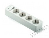 Famatel 2528 kapcsol&oacute;val feh&eacute;r 16A-250V n&eacute;gyes f&ouml;ldelt szerelhető eloszt&oacute; H&aacute;ztart&aacute;s / Otthon / K&uuml;lt&eacute;r - Vil&aacute;g&iacute;t&aacute;s / elektromoss&aacute;g - H&aacute;l&oacute;zati eloszt&oacute; / hosszabb&iacute;t&oacute; / adapter - 394356