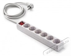 Famatel vez.+kapcsol&oacute; 16A-250V 3m 6-os hosszabb&iacute;t&oacute; H&aacute;ztart&aacute;s / Otthon / K&uuml;lt&eacute;r - Vil&aacute;g&iacute;t&aacute;s / elektromoss&aacute;g - H&aacute;l&oacute;zati eloszt&oacute; / hosszabb&iacute;t&oacute; / adapter - 394351