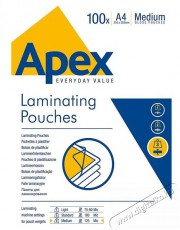 Fellowes Apex Medium A4 125mic 100db-os meleglamin&aacute;l&oacute; f&oacute;lia Iroda &eacute;s sz&aacute;m&iacute;t&aacute;stechnika - Pap&iacute;r kezelő term&eacute;k - Lamin&aacute;l&oacute; f&oacute;lia - 387106