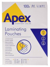 Fellowes Apex Light A4 75-80mic 100db-os meleglamináló fólia Iroda és számítástechnika - Papír kezelő termék - Lamináló fólia - 407286