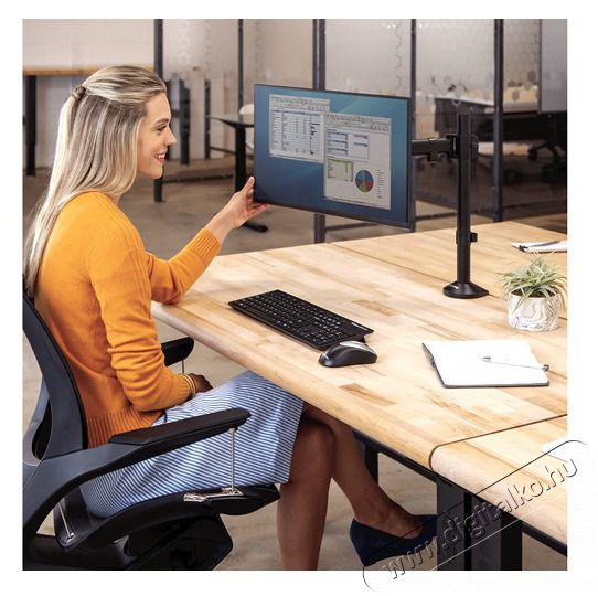 Fellowes Reflex 8502501 monitortart&oacute; kar Tv kieg&eacute;sz&iacute;tők - Fali tart&oacute; / konzol - Fali tv tart&oacute; - 462637