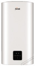Ferroli TITANO TWIN 80 Villanybojler, 1800 W, 80 l, Wi-Fi vez&eacute;rl&eacute;s, Dupla tart&aacute;ly, Digit&aacute;lis vez&eacute;rlőpanel, Feh&eacute;r - &Uacute;jdons&aacute;gok - &Uacute;j term&eacute;kek - 533371