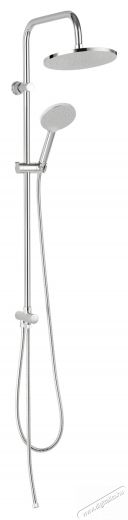 Ferro zuhanyr&uacute;d k&eacute;szlet, cs&uacute;sz&oacute; t&aacute;maszt&eacute;kkal, fix zuhany 225mm, mobil zuhanyfej 120mm, 1 funkci&oacute;s, zuhanycső 150 cm, Kr&oacute;m H&aacute;ztart&aacute;s / Otthon / K&uuml;lt&eacute;r - F&uuml;rdőszoba / wc - Zuhanyz&oacute; polcrendszer - 536497