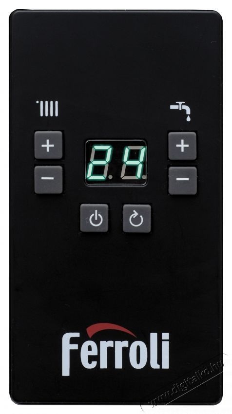 Ferroli TOR 9, 9 kW-os falra szerelhető elektromos kaz&aacute;n, digit&aacute;lis kijelzővel H&aacute;ztart&aacute;s / Otthon / K&uuml;lt&eacute;r - Fűt&eacute;s - Hősug&aacute;rz&oacute; / fűtőtest - 536522