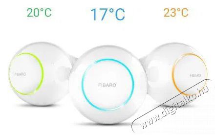 Fibaro Radiator Thermostat Z-Wave plus H&aacute;ztart&aacute;s / Otthon / K&uuml;lt&eacute;r - Okos otthon - Termoszt&aacute;t - 508101