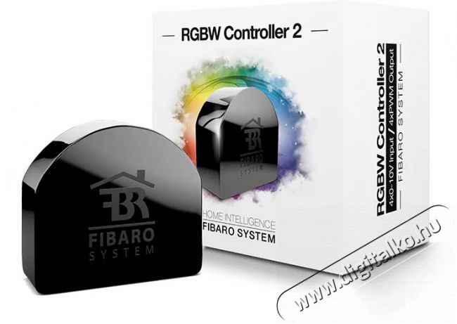 Fibaro modul RGBW LED 2 vez&eacute;rl&eacute;shez, Z-Wave Plus H&aacute;ztart&aacute;s / Otthon / K&uuml;lt&eacute;r - Okos otthon - Kieg&eacute;sz&iacute;tő - 522645
