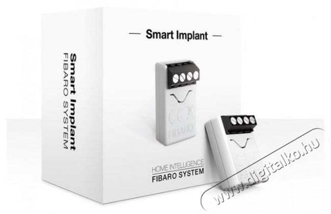 Fibaro Smart Implant H&aacute;ztart&aacute;s / Otthon / K&uuml;lt&eacute;r - Okos otthon - Kieg&eacute;sz&iacute;tő - 522648