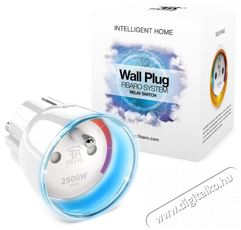 Fibaro vezet&eacute;k n&eacute;lk&uuml;li okoskonnektor H&aacute;ztart&aacute;s / Otthon / K&uuml;lt&eacute;r - Okos otthon - Okos konnektor - 522651