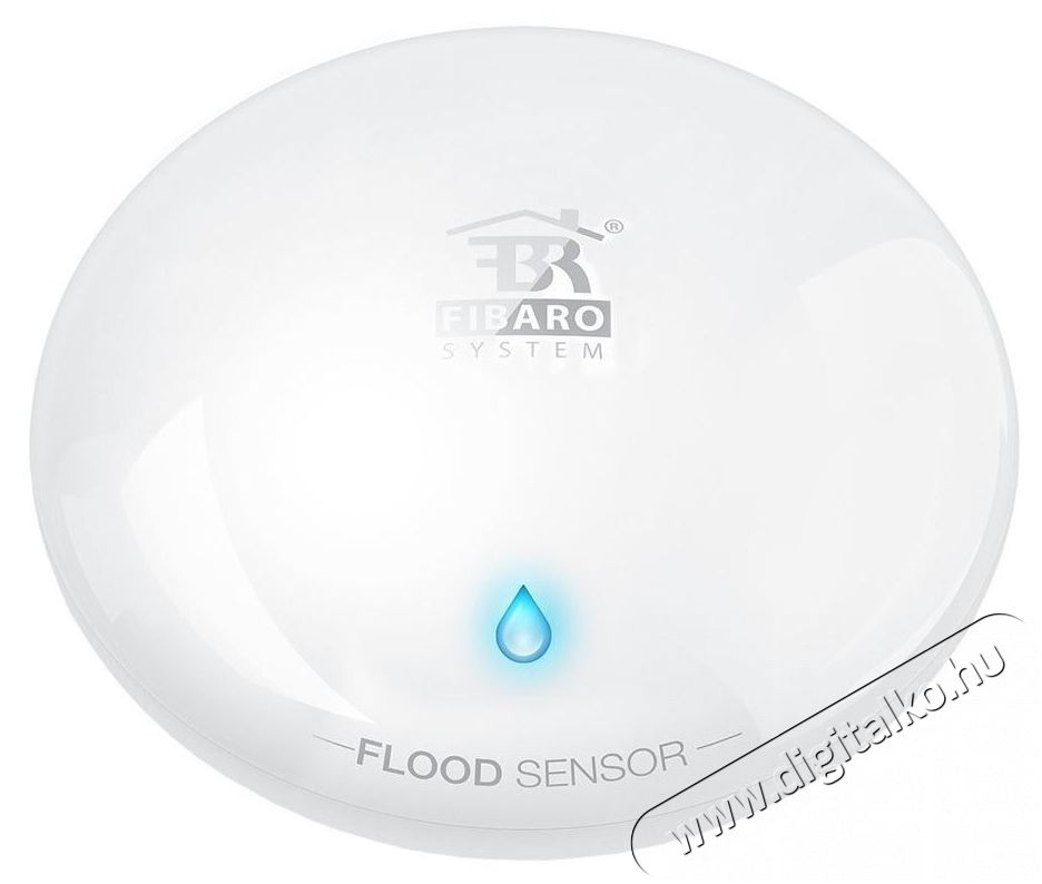 Fibaro Flood Sensor H&aacute;ztart&aacute;s / Otthon / K&uuml;lt&eacute;r - Biztons&aacute;gtechnika - V&iacute;zsziv&aacute;rg&aacute;s &eacute;rz&eacute;kelő - 519445