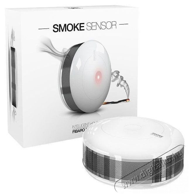Fibaro Smoke Sensor H&aacute;ztart&aacute;s / Otthon / K&uuml;lt&eacute;r - Biztons&aacute;gtechnika - F&uuml;st- &eacute;s sz&eacute;n-monoxid &eacute;rz&eacute;kelő - 519448