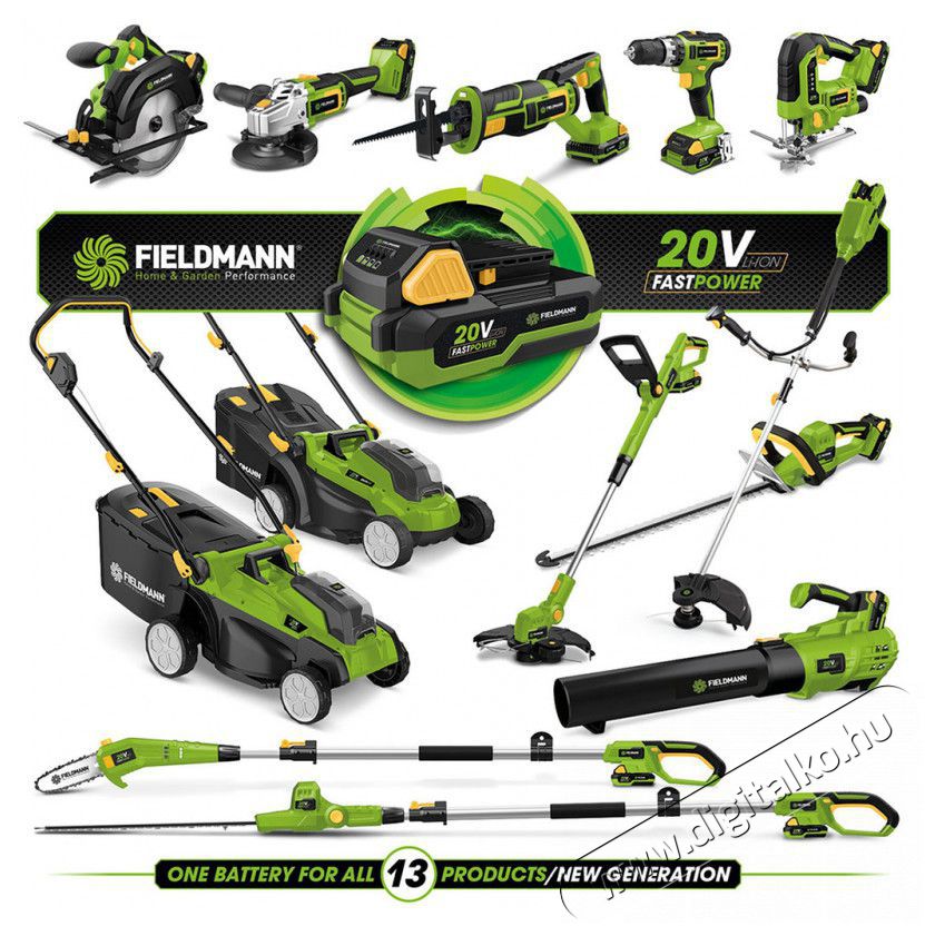 Fieldmann FDUZ 79100 20V t&ouml;ltő H&aacute;ztart&aacute;s / Otthon / K&uuml;lt&eacute;r - Szersz&aacute;m - Kieg&eacute;sz&iacute;tő, tartoz&eacute;k - 376049
