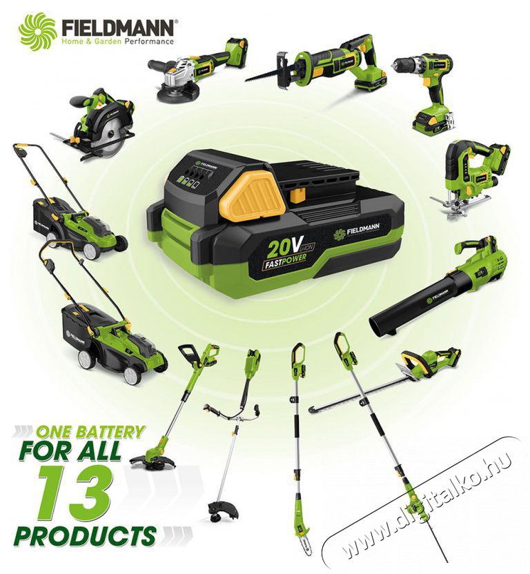 Fieldmann FDUZ 79100 20V t&ouml;ltő H&aacute;ztart&aacute;s / Otthon / K&uuml;lt&eacute;r - Szersz&aacute;m - Kieg&eacute;sz&iacute;tő, tartoz&eacute;k - 376049