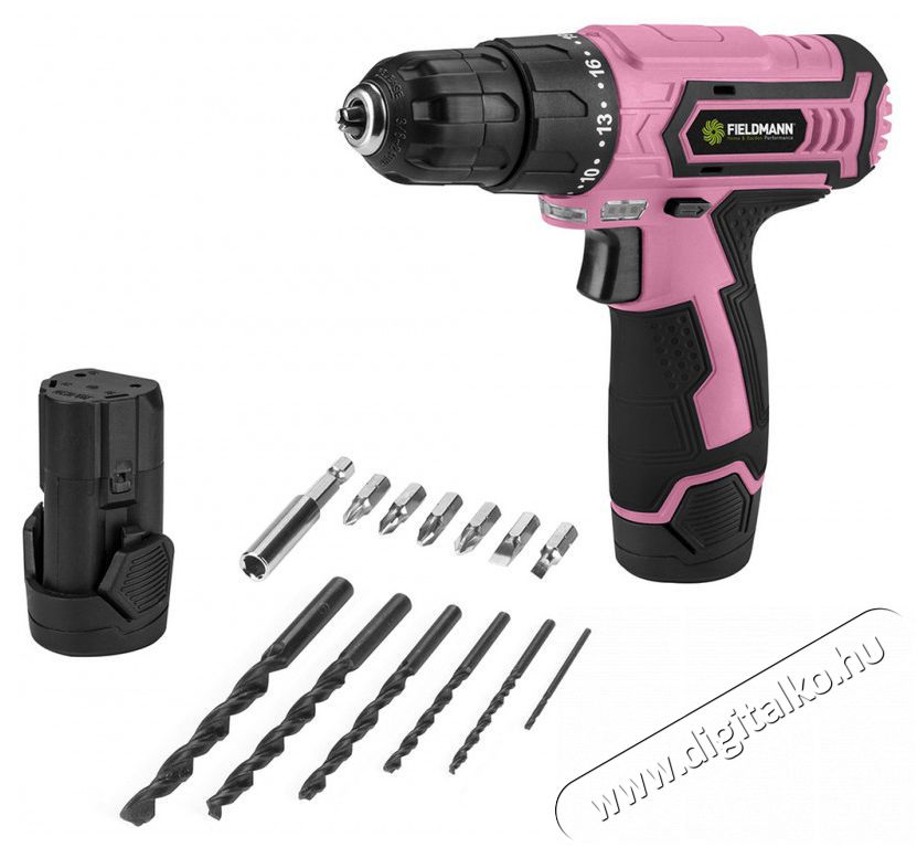 Fieldmann FDV 10253-A 12V f&uacute;r&oacute;-csavaroz&oacute; H&aacute;ztart&aacute;s / Otthon / K&uuml;lt&eacute;r - Szersz&aacute;m - Akkumul&aacute;toros csavarh&uacute;z&oacute; - 376053