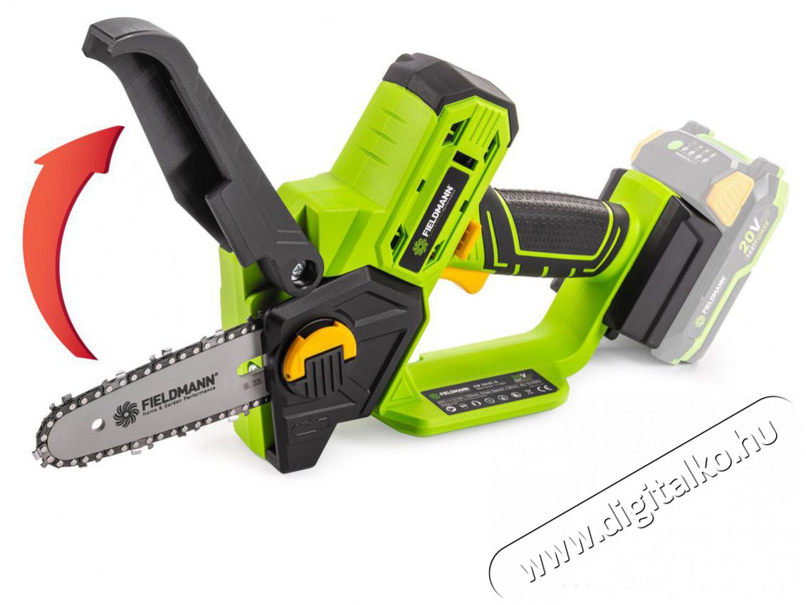 Fieldmann FZP 70101-0 20V Mini l&aacute;ncfűr&eacute;sz H&aacute;ztart&aacute;s / Otthon / K&uuml;lt&eacute;r - K&uuml;lt&eacute;r / kerti term&eacute;k / grill - L&aacute;ncfűr&eacute;sz - 495103