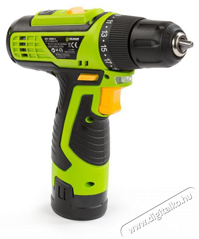 Fieldmann FDV 10250-A F&uacute;r&oacute;-Csavaroz&oacute; 12V H&aacute;ztart&aacute;s / Otthon / K&uuml;lt&eacute;r - Szersz&aacute;m - Akkumul&aacute;toros csavarh&uacute;z&oacute; - 493334