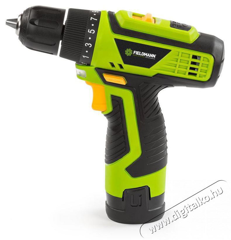 Fieldmann FDV 10250-A F&uacute;r&oacute;-Csavaroz&oacute; 12V H&aacute;ztart&aacute;s / Otthon / K&uuml;lt&eacute;r - Szersz&aacute;m - Akkumul&aacute;toros csavarh&uacute;z&oacute; - 493334