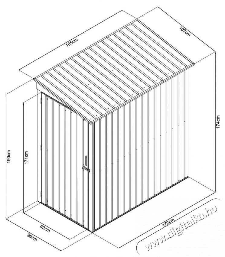 Fieldmann FZDO 1002 F&eacute;m Kerti t&aacute;rol&oacute; 2m2 H&aacute;ztart&aacute;s / Otthon / K&uuml;lt&eacute;r - Egy&eacute;b h&aacute;ztart&aacute;si term&eacute;k - 538183