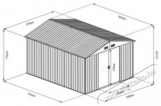 Fieldmann FZDO 1009 F&eacute;m Kerti T&aacute;rol&oacute; 9m2 H&aacute;ztart&aacute;s / Otthon / K&uuml;lt&eacute;r - Egy&eacute;b h&aacute;ztart&aacute;si term&eacute;k - 538185
