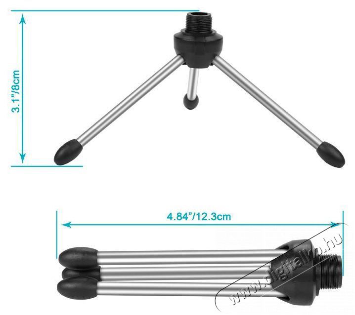 FIFINE K668 Fot&oacute;-Vide&oacute; kieg&eacute;sz&iacute;tők - Mikrofon - Fot&oacute;-vide&oacute; mikrofon - 524775