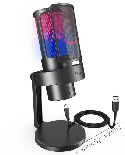 FIFINE A8PLUS Fot&oacute;-Vide&oacute; kieg&eacute;sz&iacute;tők - Mikrofon - Fot&oacute;-vide&oacute; mikrofon - 524764