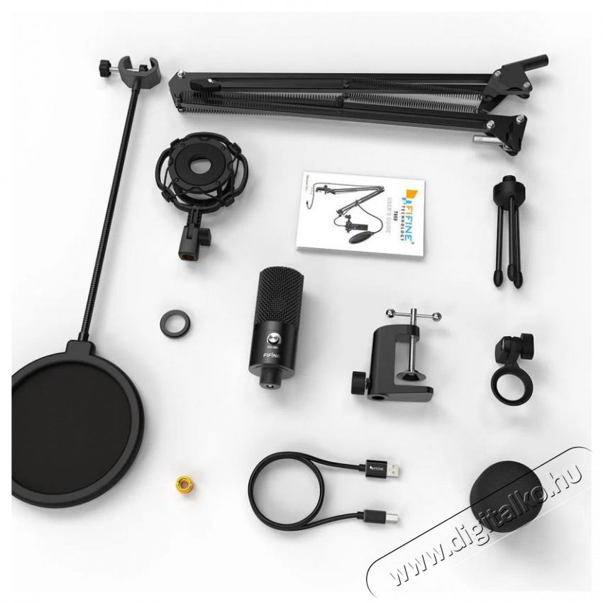 FIFINE T669 Fot&oacute;-Vide&oacute; kieg&eacute;sz&iacute;tők - Mikrofon - Fot&oacute;-vide&oacute; mikrofon - 524762