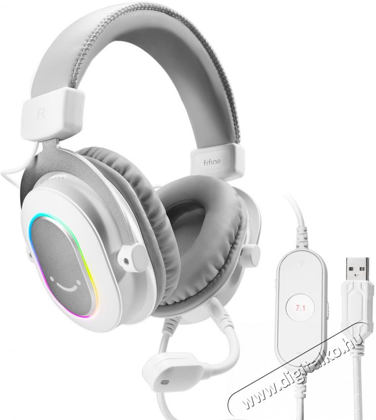 FIFINE H6W Fejhallgat&oacute; Audio-Video / Hifi / Multim&eacute;dia - F&uuml;l &eacute;s Fejhallgat&oacute;k - Fejhallgat&oacute; - 529469