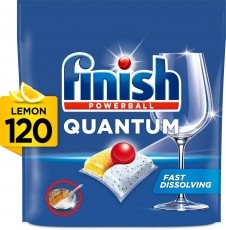 Finish Quantum All in 1 Lemon Sparkle 120 db Mosogat&oacute;g&eacute;p tabletta Konyhai term&eacute;kek - Mosogat&oacute;g&eacute;p - Kieg&eacute;sz&iacute;tő - 531665