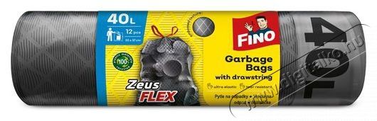 FINO LD Zeus FLEX &ouml;sszeh&uacute;zhat&oacute; zs&aacute;kok 32 &micro;m, 40 l, 12 db H&aacute;ztart&aacute;s / Otthon / K&uuml;lt&eacute;r - Lak&aacute;sfelszerel&eacute;s - Szemetes zs&aacute;k / kieg&eacute;sz&iacute;tő - 504739